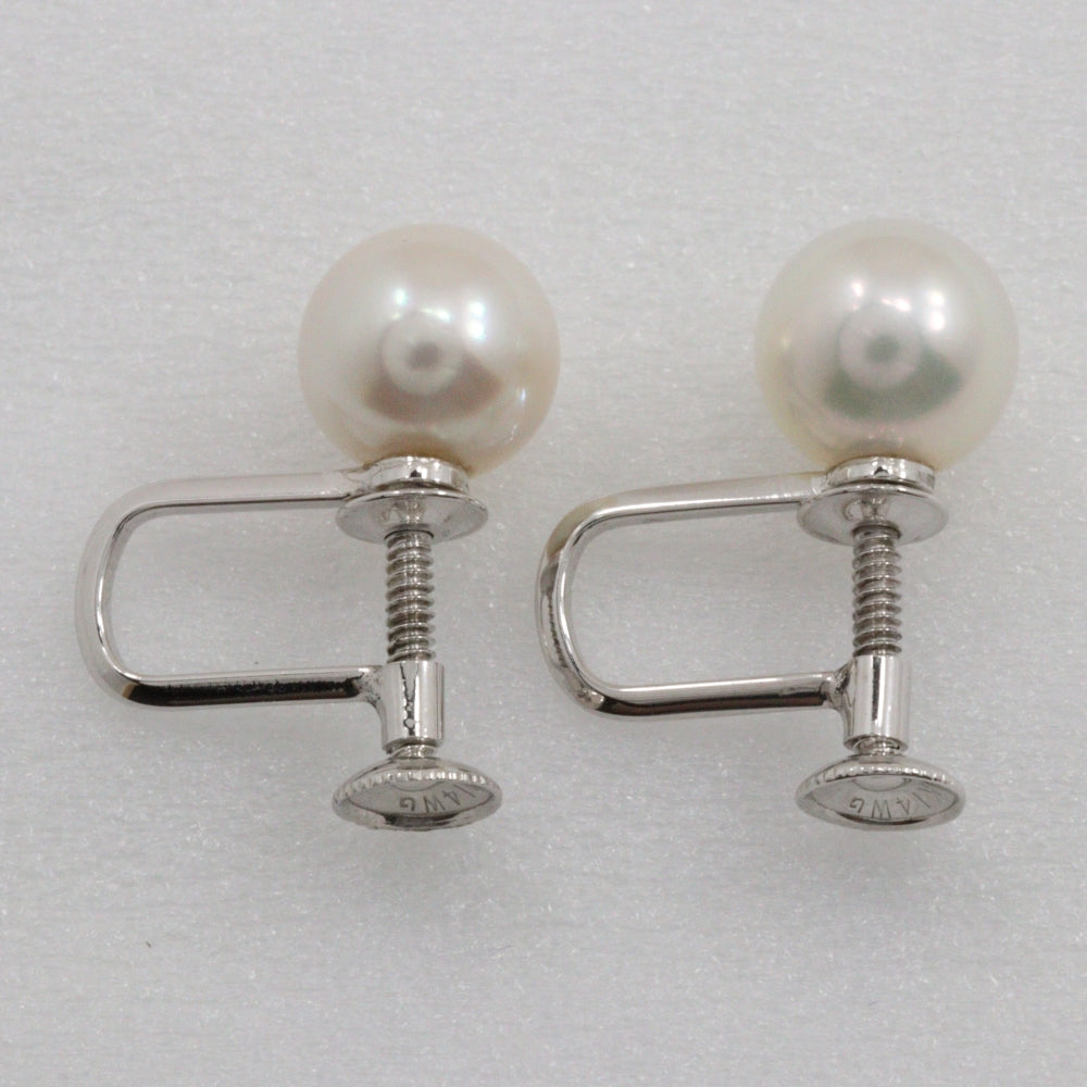Tasaki Silver White Gold Earring Jewelry (Pre-Owned)