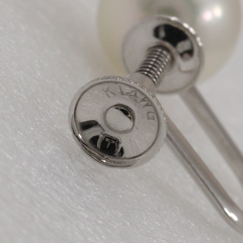 Tasaki Silver White Gold Earring Jewelry (Pre-Owned)