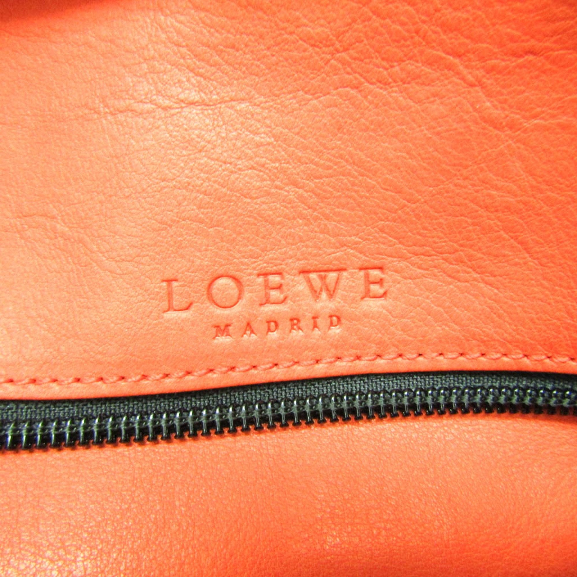 Loewe Amazona Red Suede Handbag (Pre-Owned)
