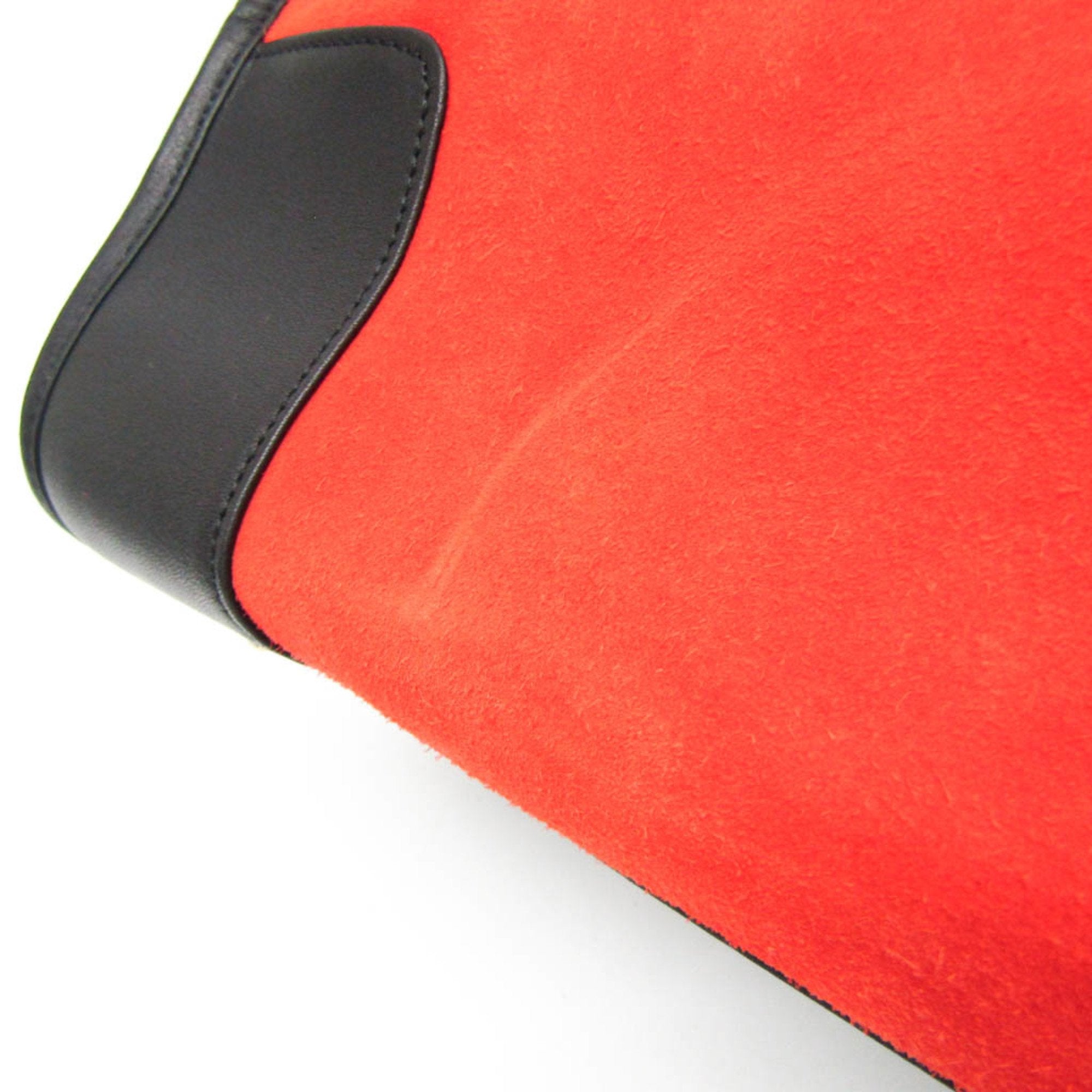 Loewe Amazona Red Suede Handbag (Pre-Owned)