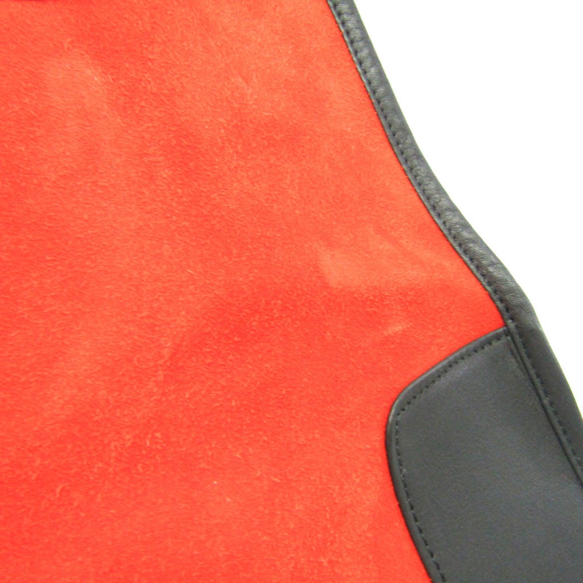 Loewe Amazona Red Suede Handbag (Pre-Owned)
