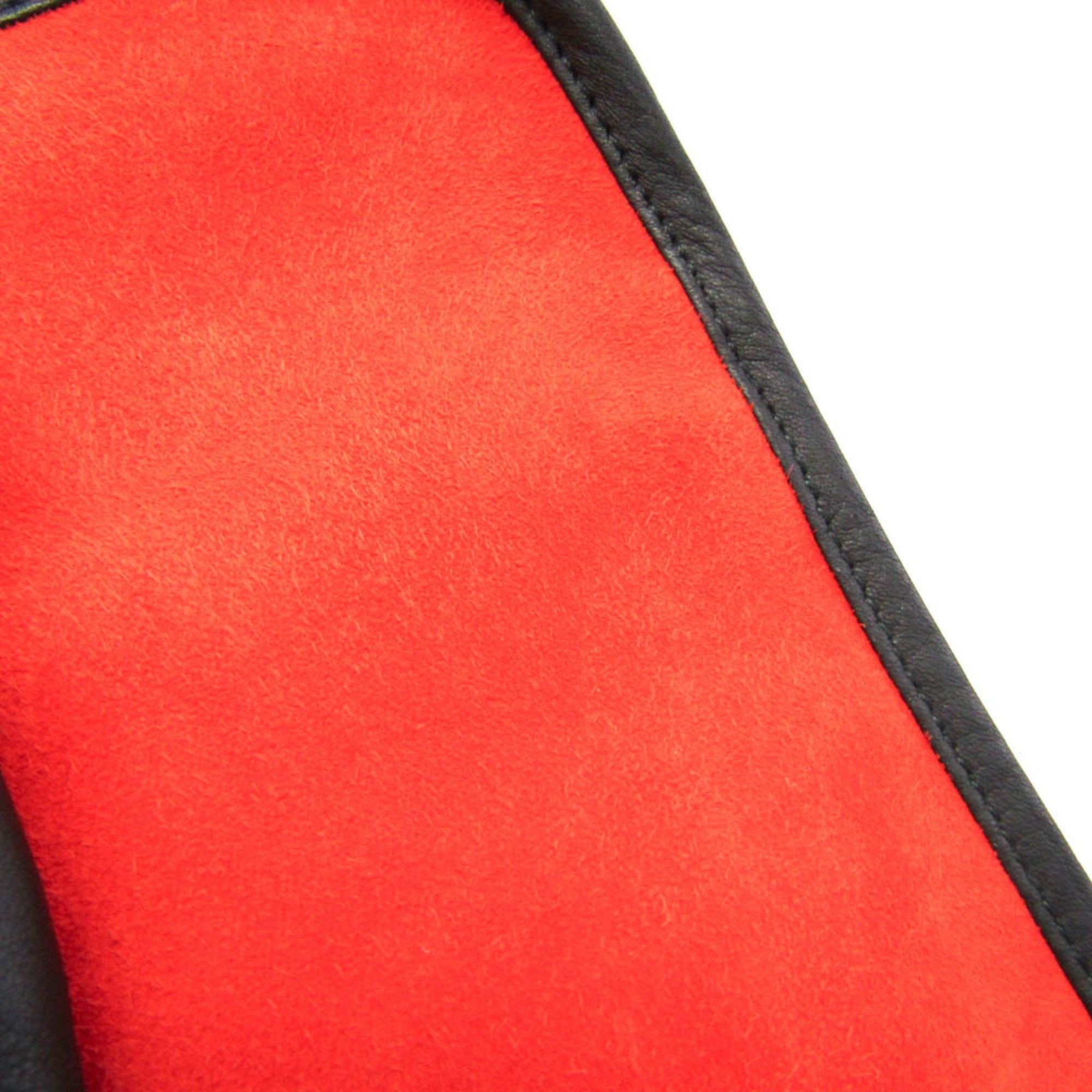 Loewe Amazona Red Suede Handbag (Pre-Owned)