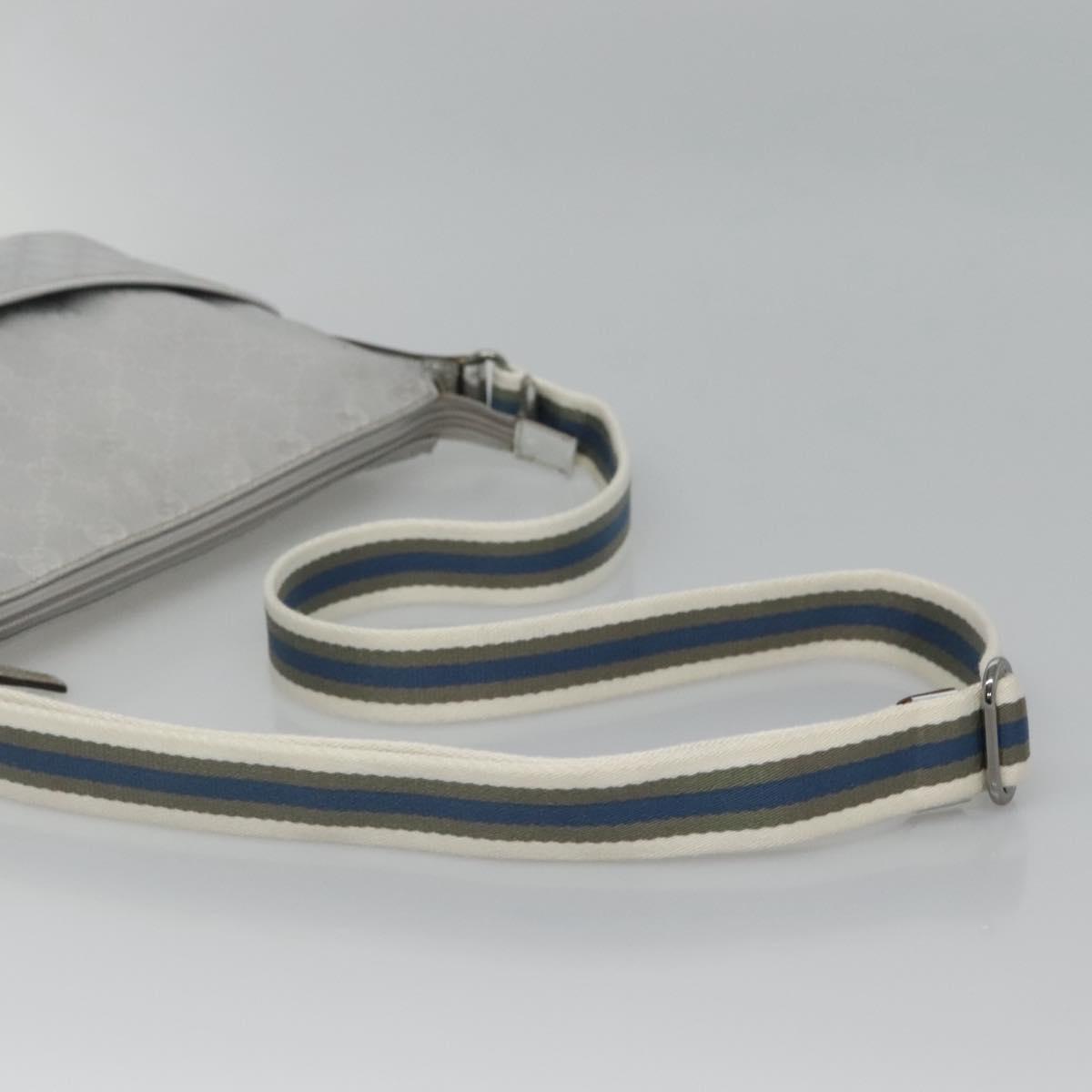 Gucci Gg Canvas Grey Canvas Shoulder Bag (Pre-Owned)
