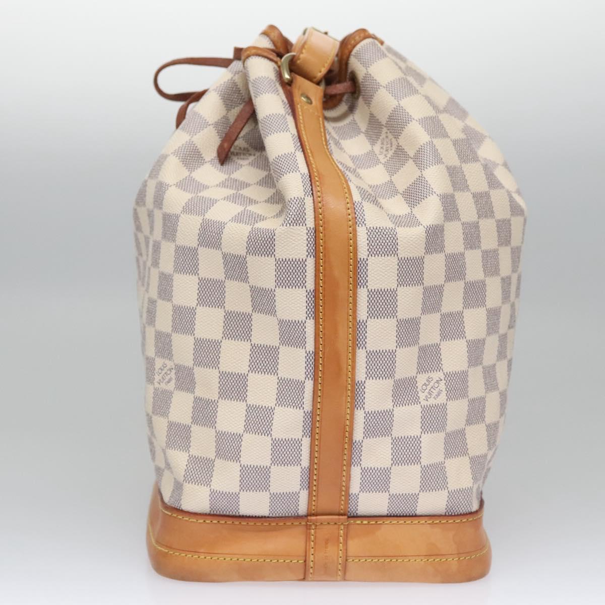Louis Vuitton Noe Beige Canvas Shoulder Bag (Pre-Owned)
