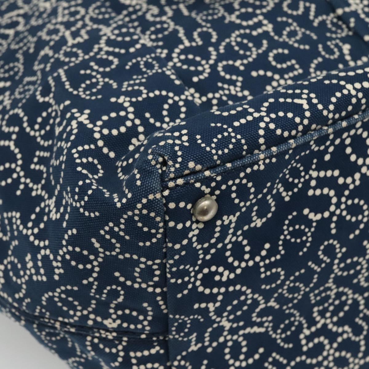 Chanel Navy Canvas Tote Bag (Pre-Owned)