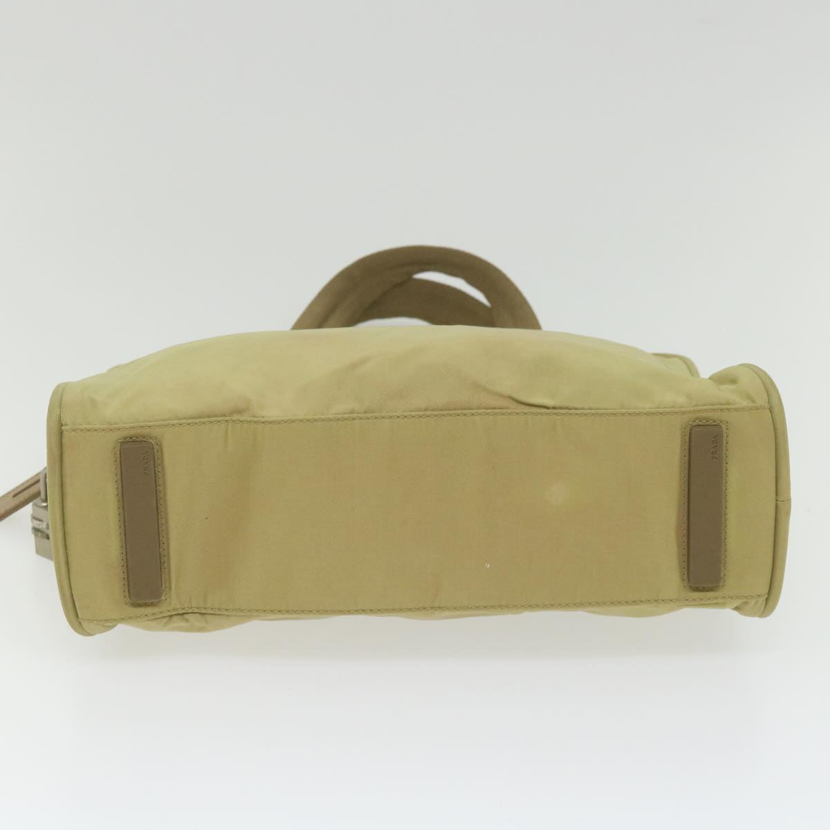 Prada Beige Synthetic Handbag (Pre-Owned)