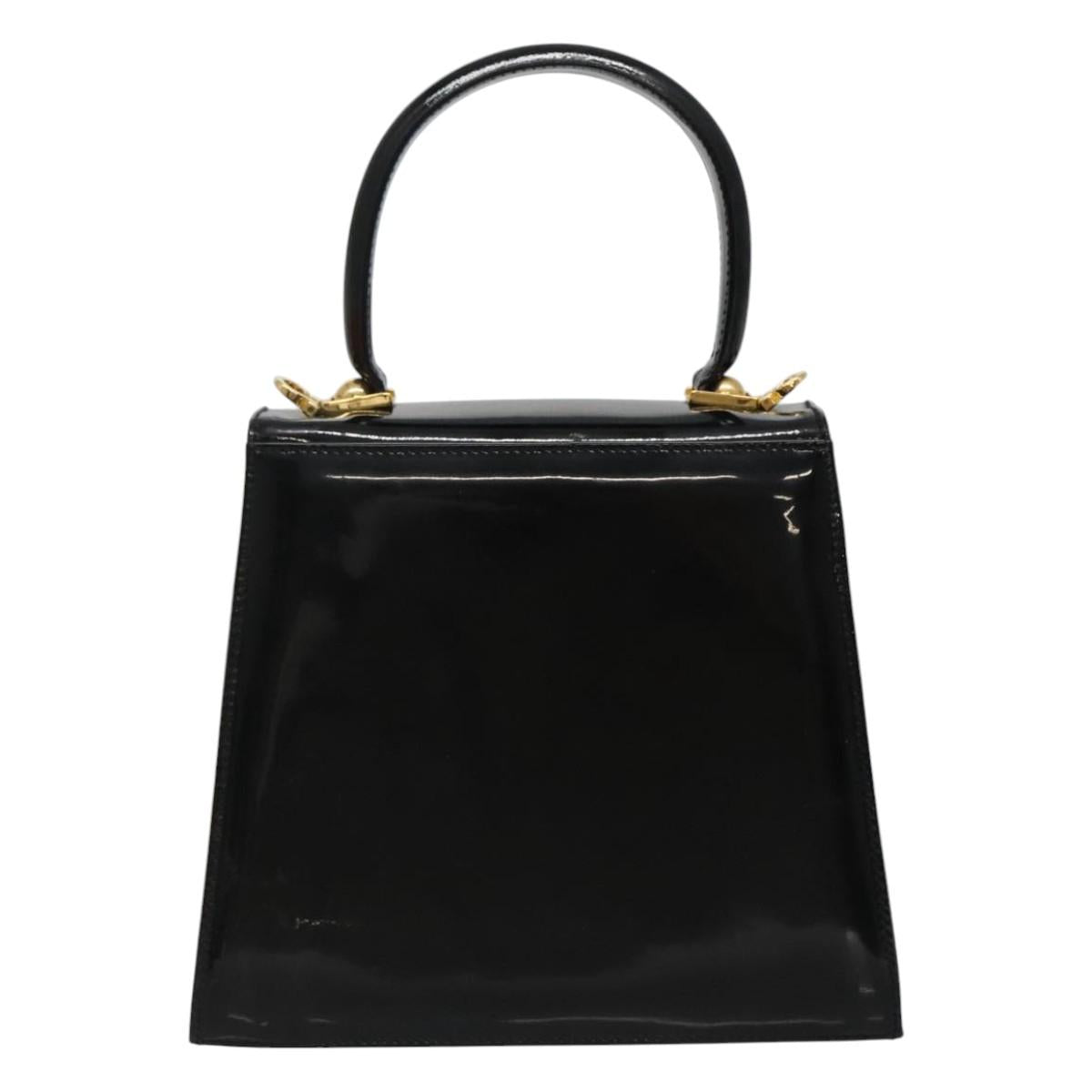 Salvatore Ferragamo Gancini Black Ceramic Handbag (Pre-Owned)