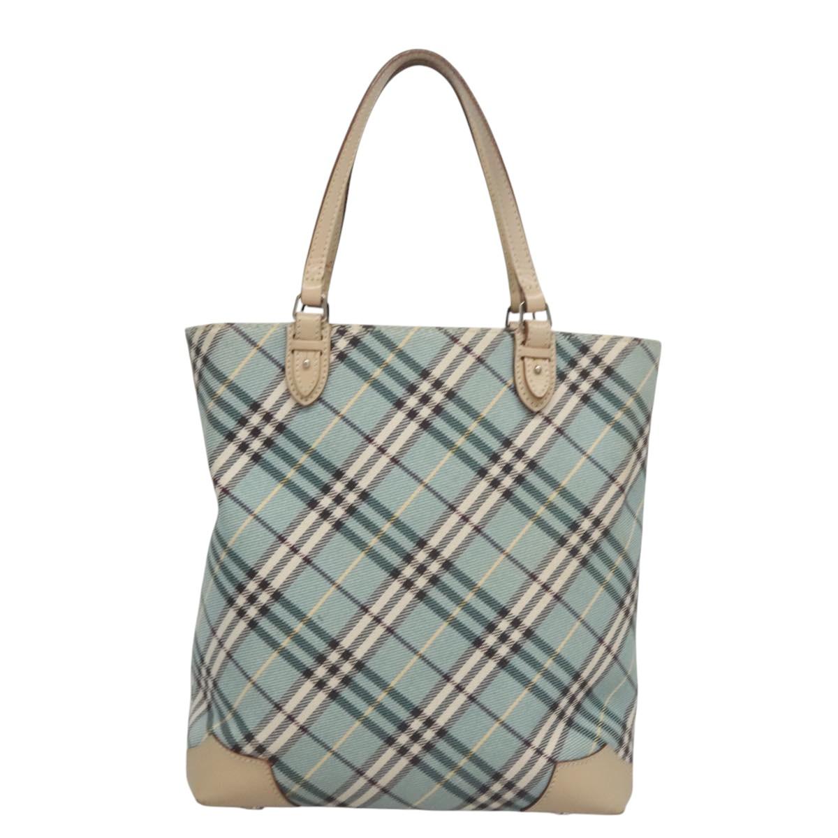 Burberry Blue Label Blue Canvas Tote Bag (Pre-Owned)
