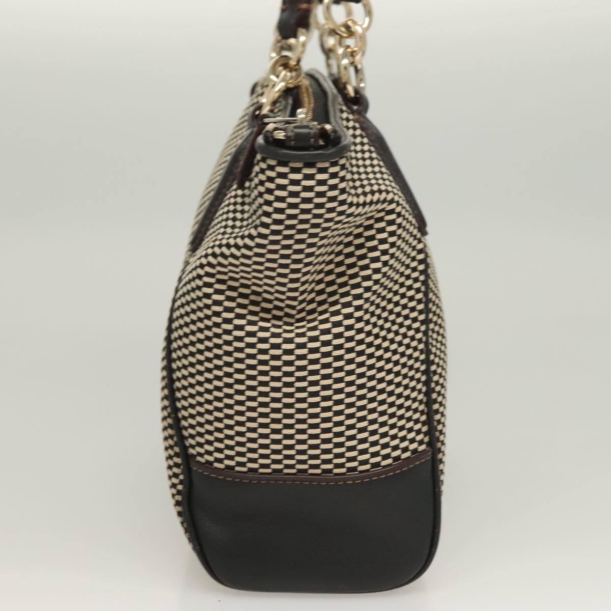Coach Black Canvas Handbag (Pre-Owned)