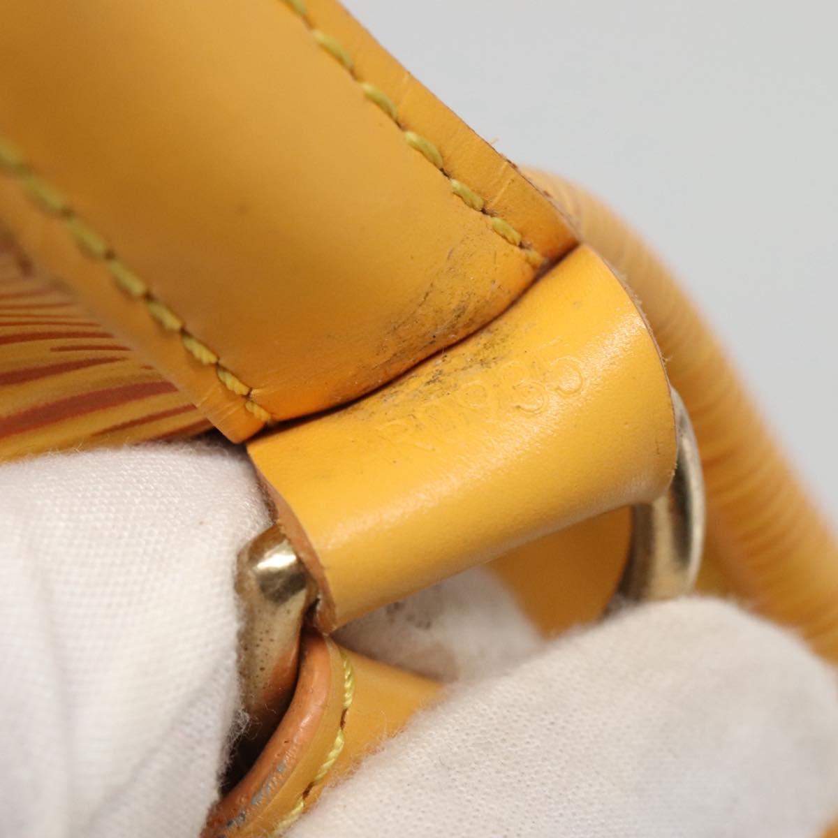 Louis Vuitton Noé Yellow Leather Shoulder Bag (Pre-Owned)