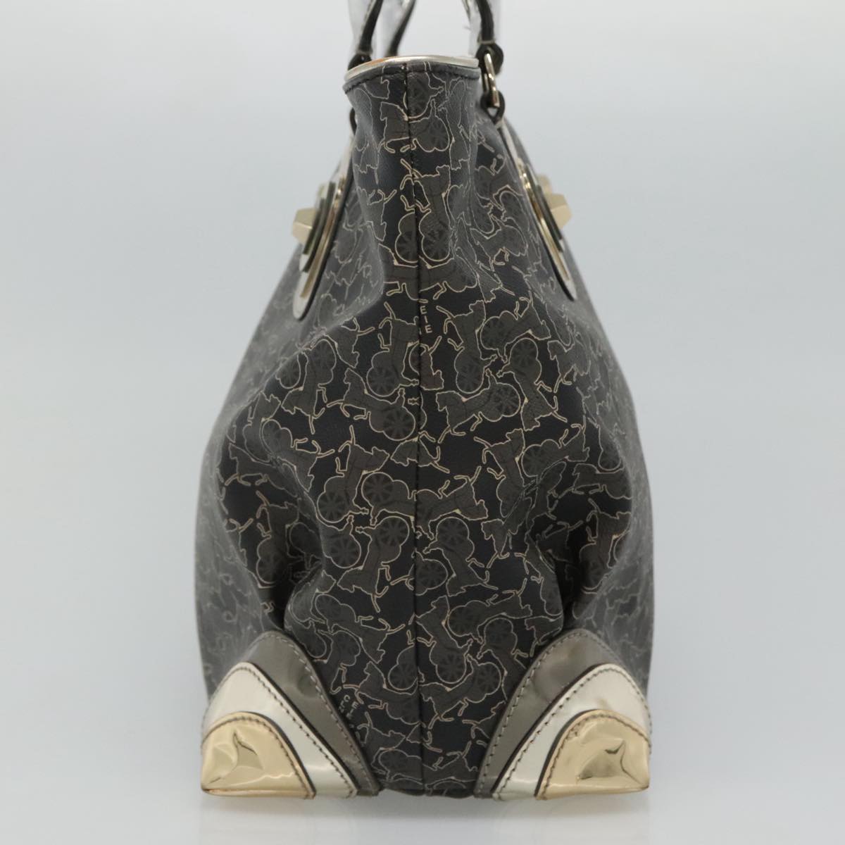 Céline Horse Carriage Black Canvas Tote Bag (Pre-Owned)