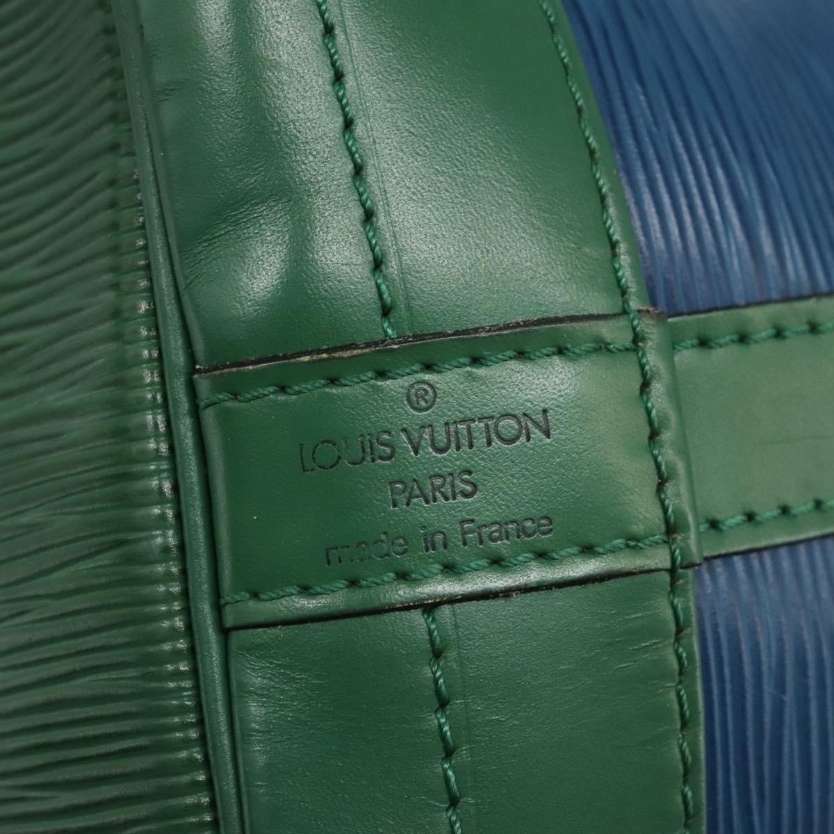 Louis Vuitton Noe Blue Leather Shoulder Bag (Pre-Owned)