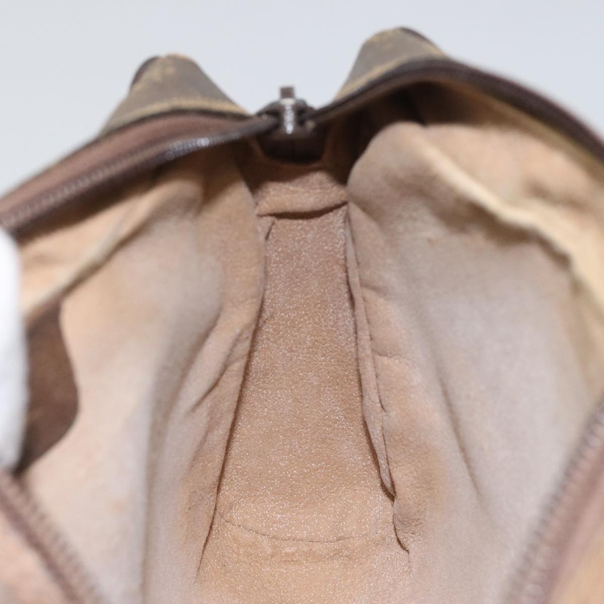 Gucci Ophidia Beige Canvas Clutch Bag (Pre-Owned)