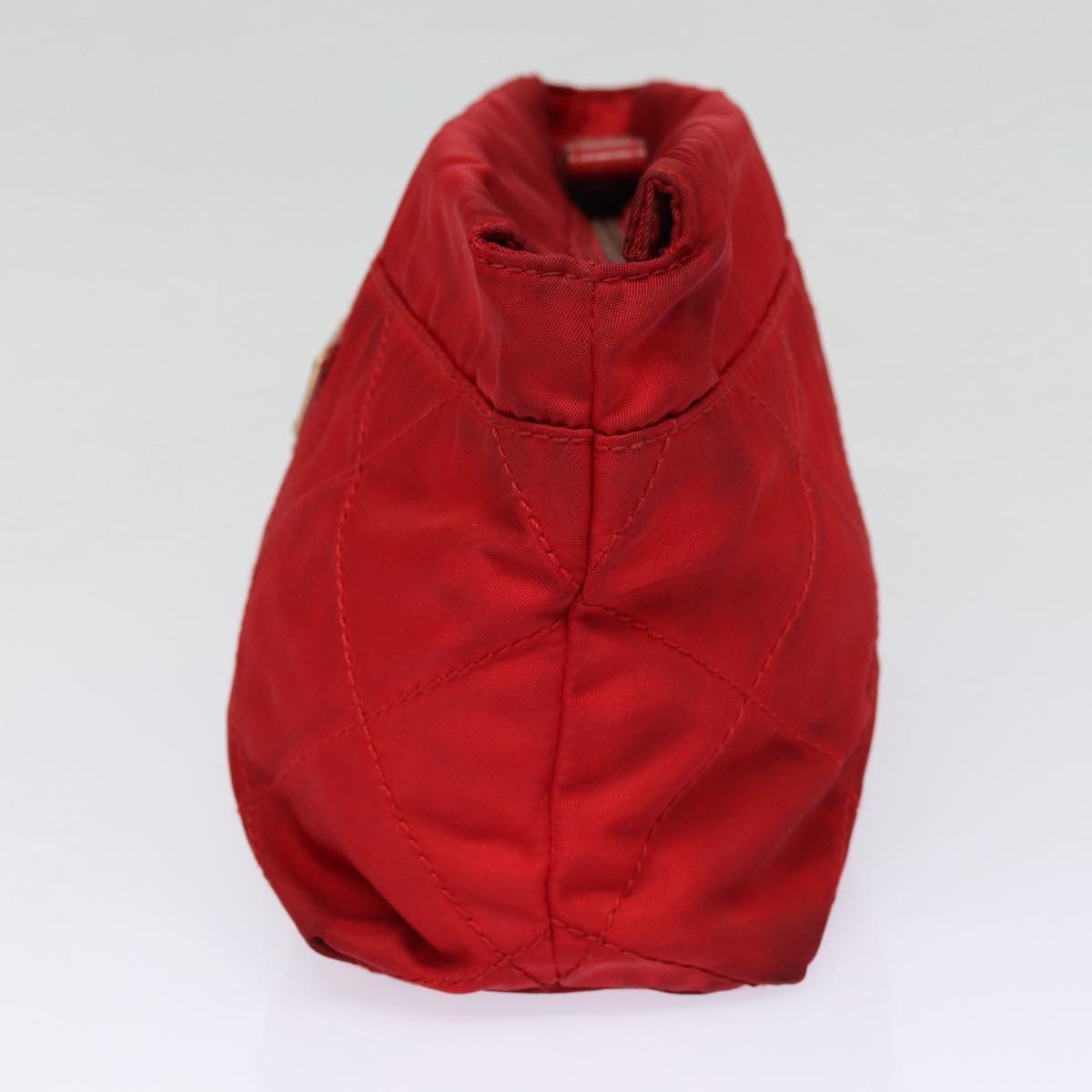 Prada Tessuto Red Synthetic Clutch Bag (Pre-Owned)