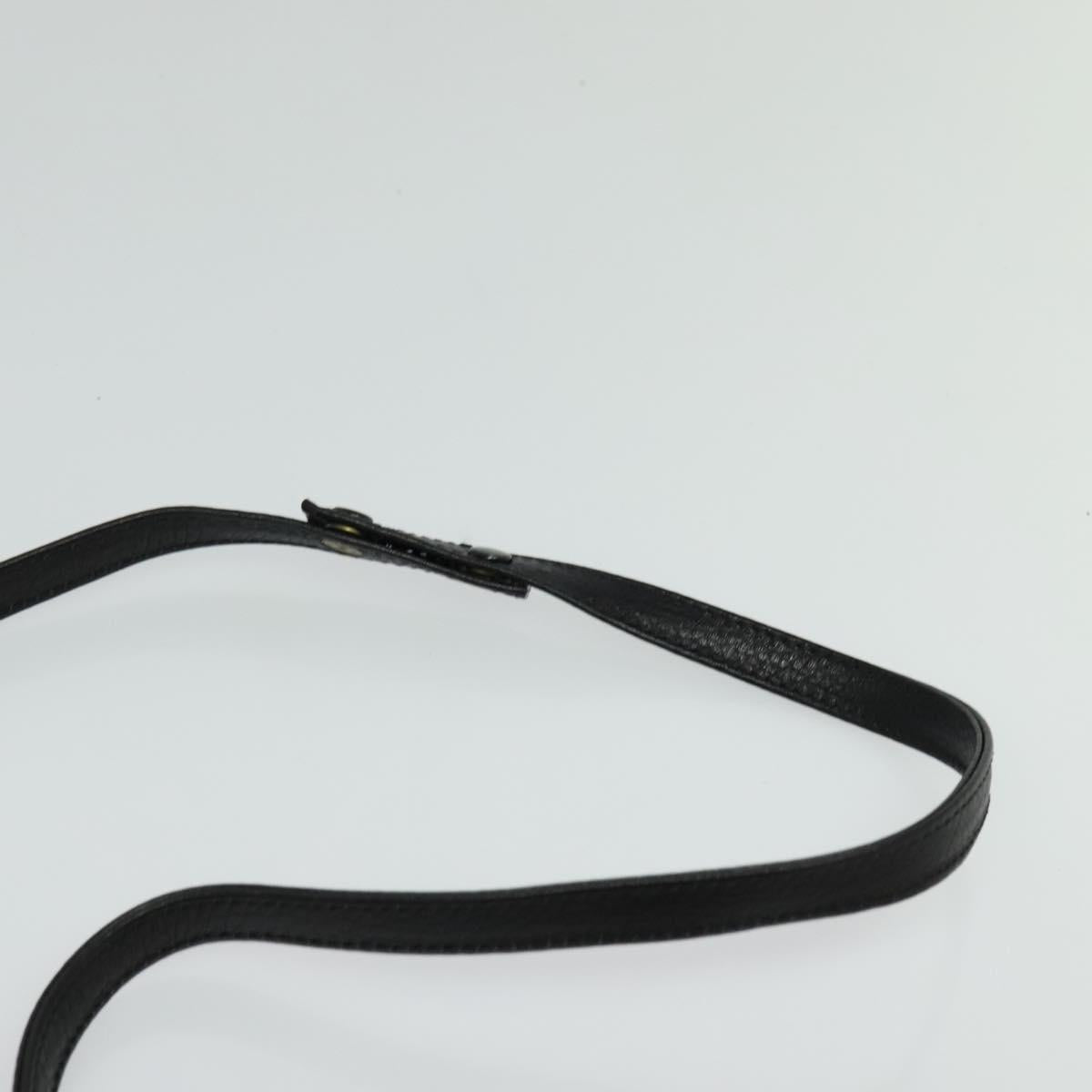 Valentino Garavani Black Leather Shoulder Bag (Pre-Owned)