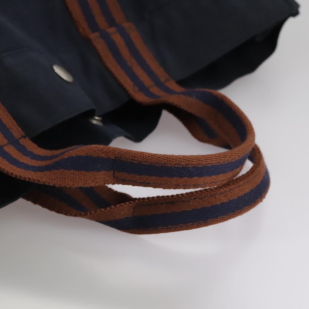 Hermès Toto Navy Canvas Tote Bag (Pre-Owned)