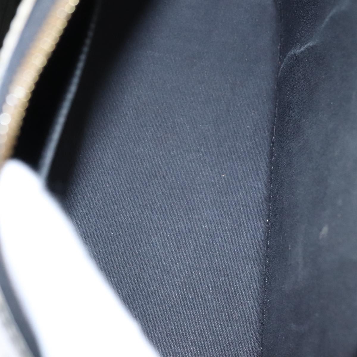 Louis Vuitton Alma Bb Ecru Patent Leather Handbag (Pre-Owned)
