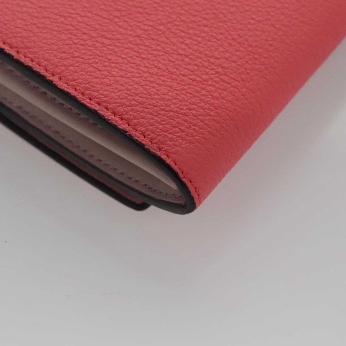 Fendi Peekaboo Pink Leather Wallet (Pre-Owned)