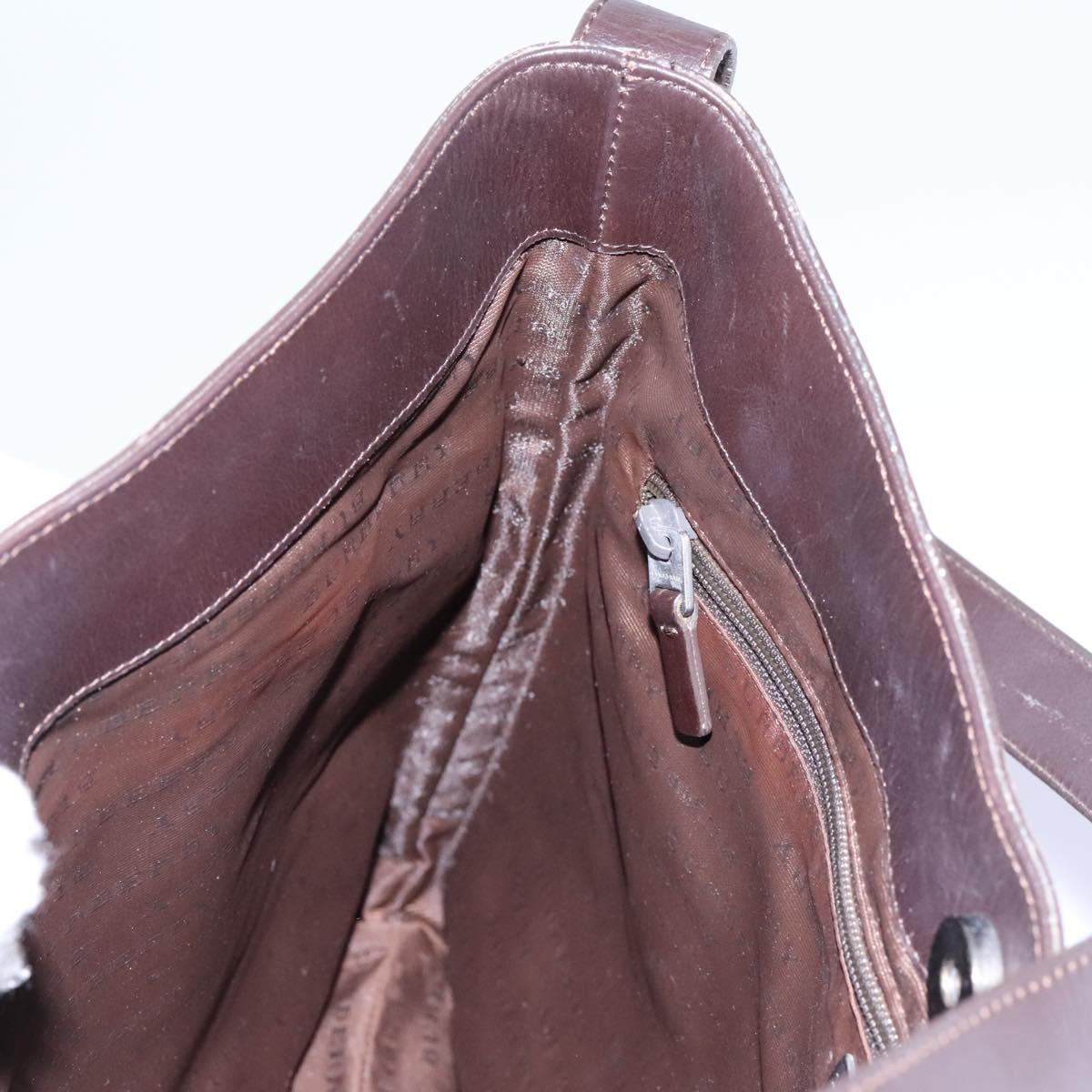 Burberry Nova Check Beige Canvas Shoulder Bag (Pre-Owned)