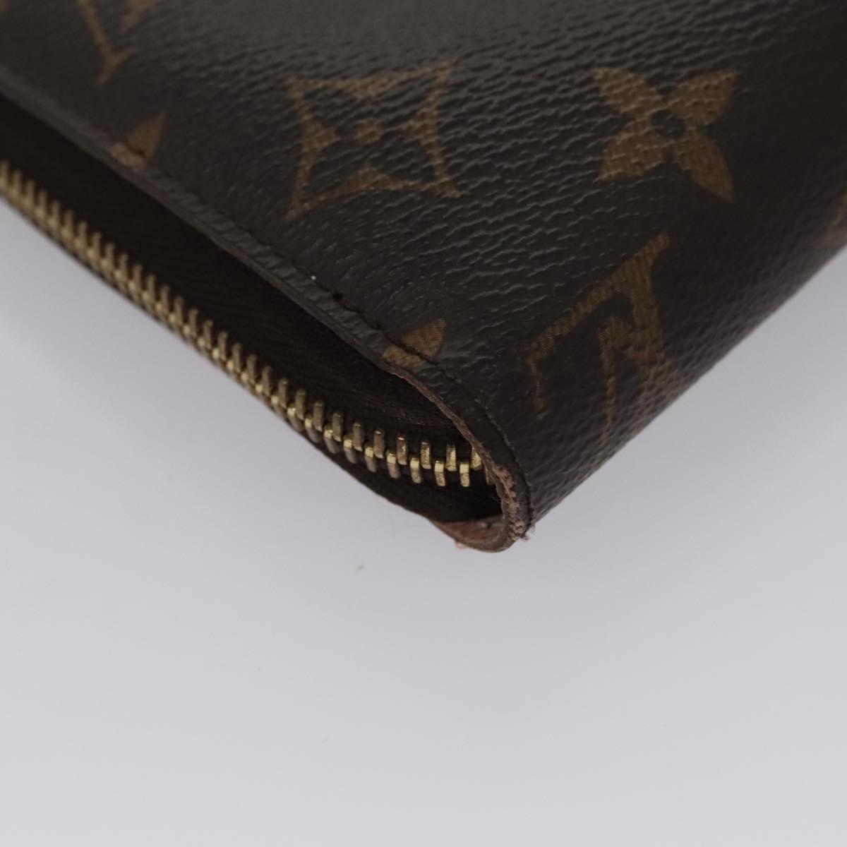 Louis Vuitton Zippy Wallet Brown Canvas Wallet (Pre-Owned)