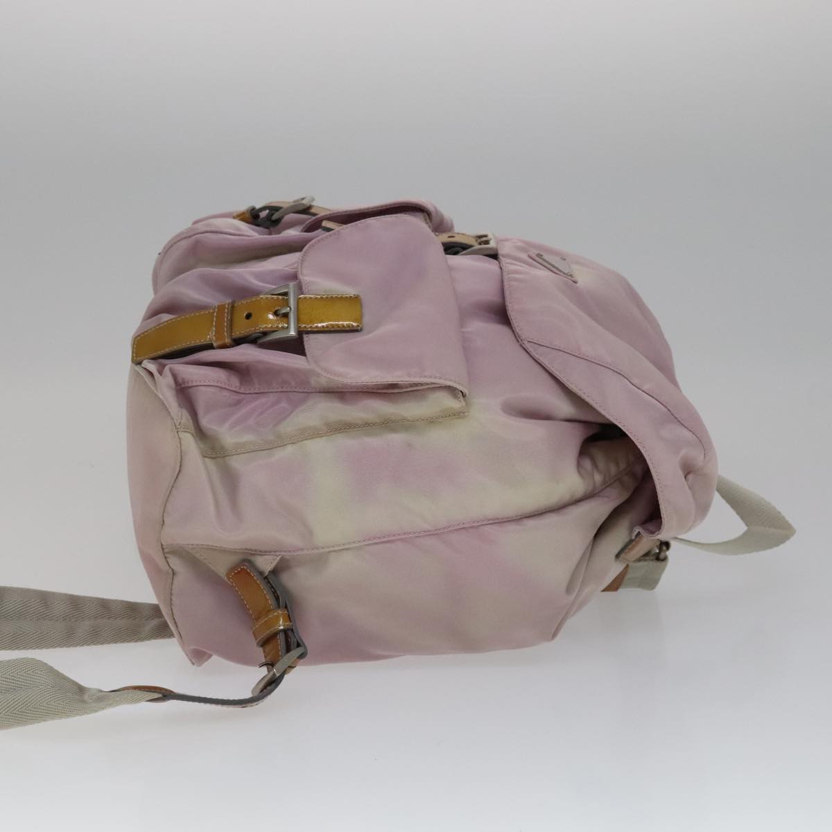 Prada Re-Nylon Pink Synthetic Backpack Bag (Pre-Owned)