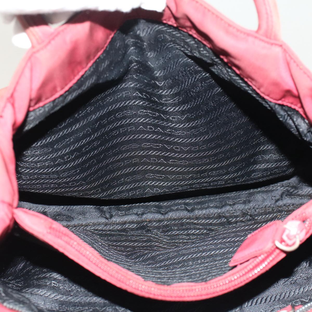 Prada Tessuto Red Synthetic Handbag (Pre-Owned)