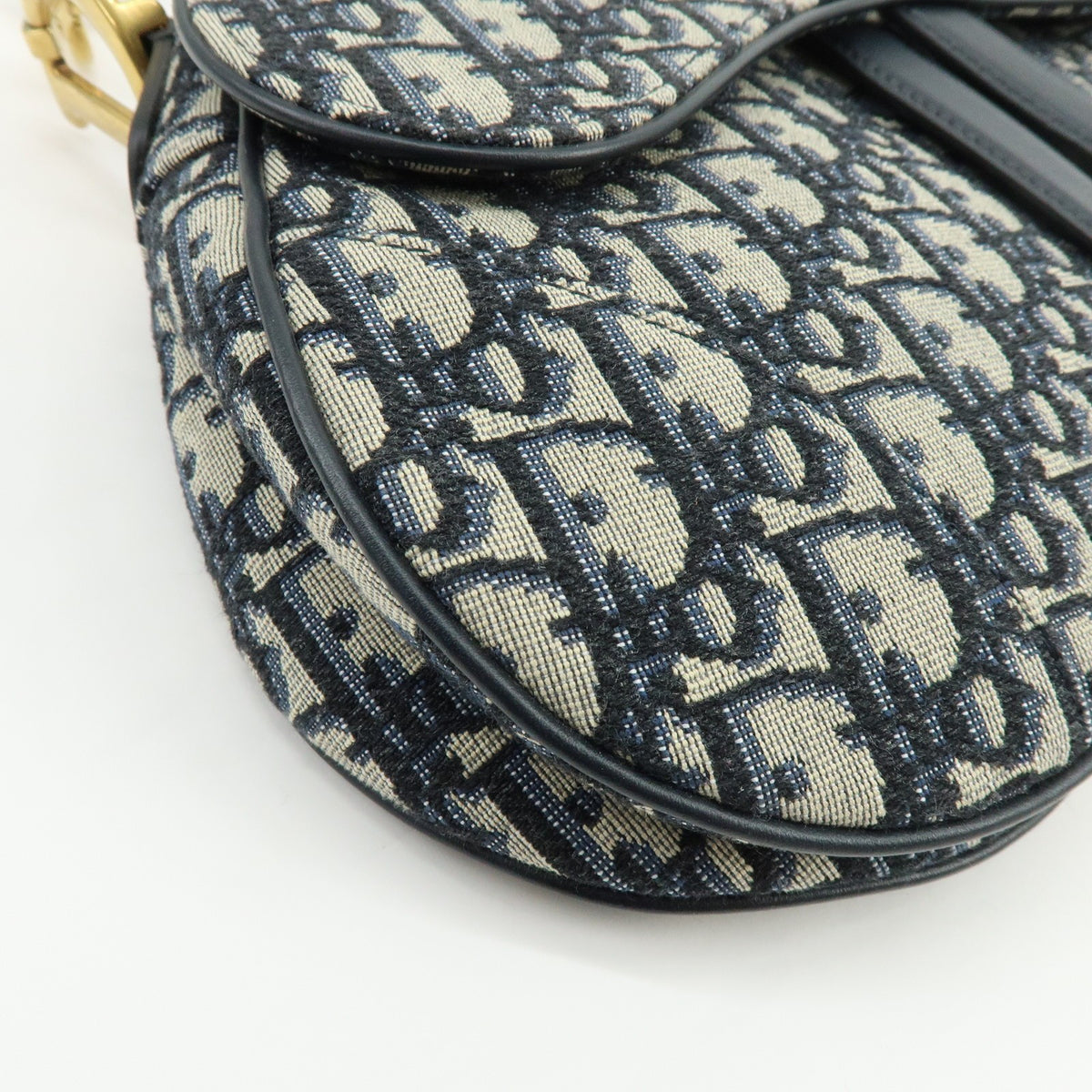 Christian Dior Saddle Oblique Canvas Multicolour Canvas Handbag (Pre-Owned)