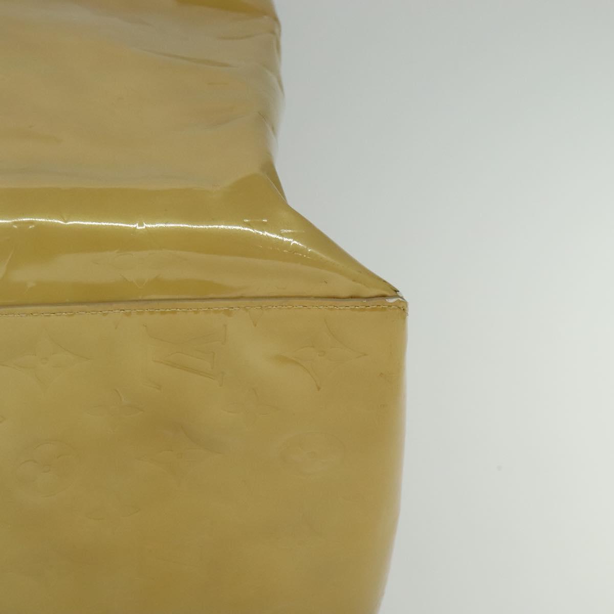 Louis Vuitton Reade Beige Patent Leather Tote Bag (Pre-Owned)