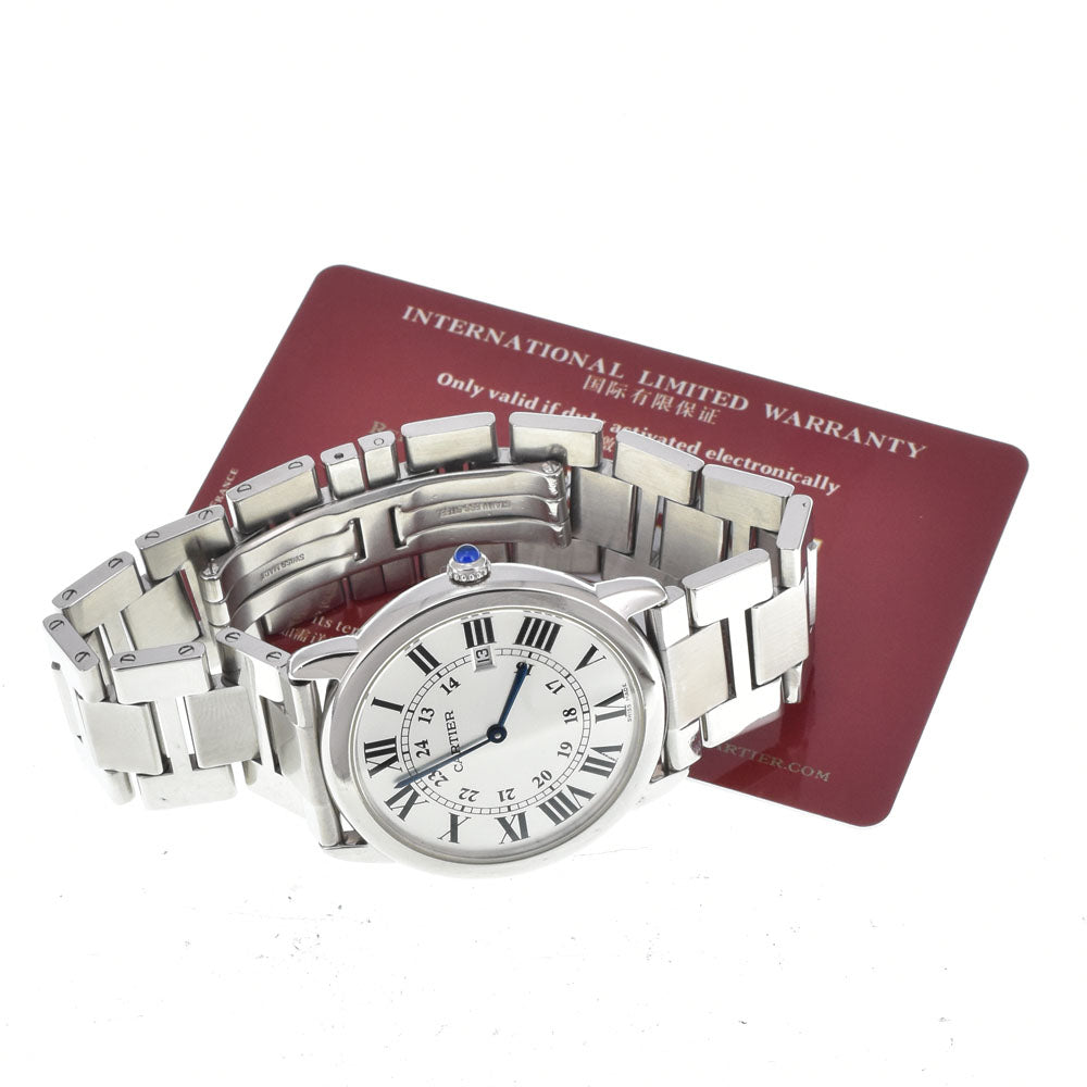Cartier Ronde Solo De Cartier Quartz Stainless Steel Watch (Pre-Owned)