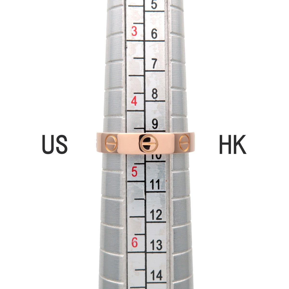 Cartier Love Band 18K Rose Gold Gold Rose_Gold Ring Jewelry (Pre-Owned)