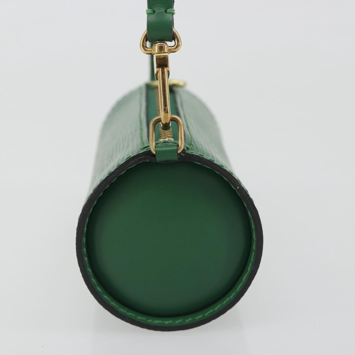 Louis Vuitton Soufflot Pochette Epi Leather Green Leather Clutche & Pouche Bag (Pre-Owned)