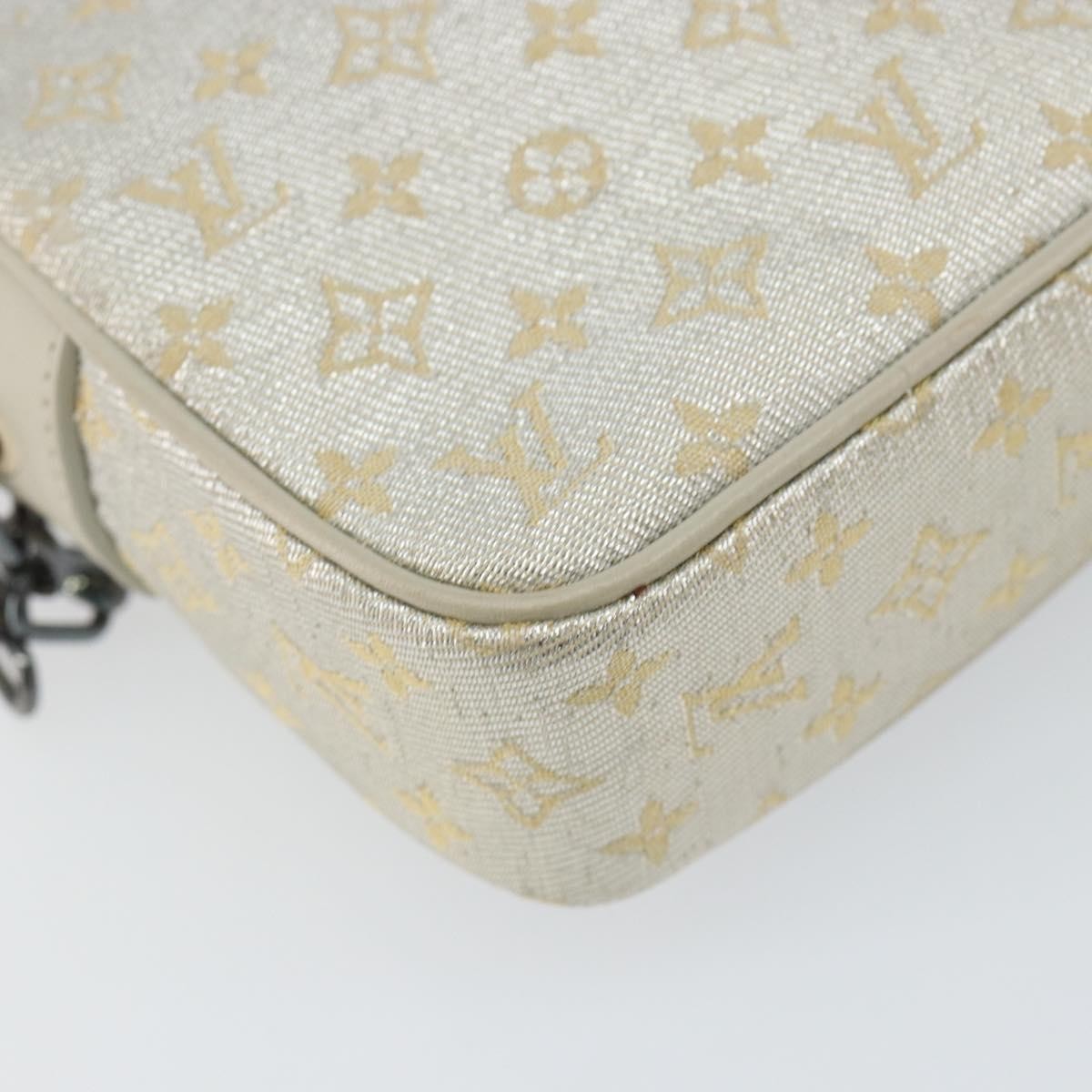 Louis Vuitton Mckenna Mini Lin Gold Canvas Bag (Pre-Owned)