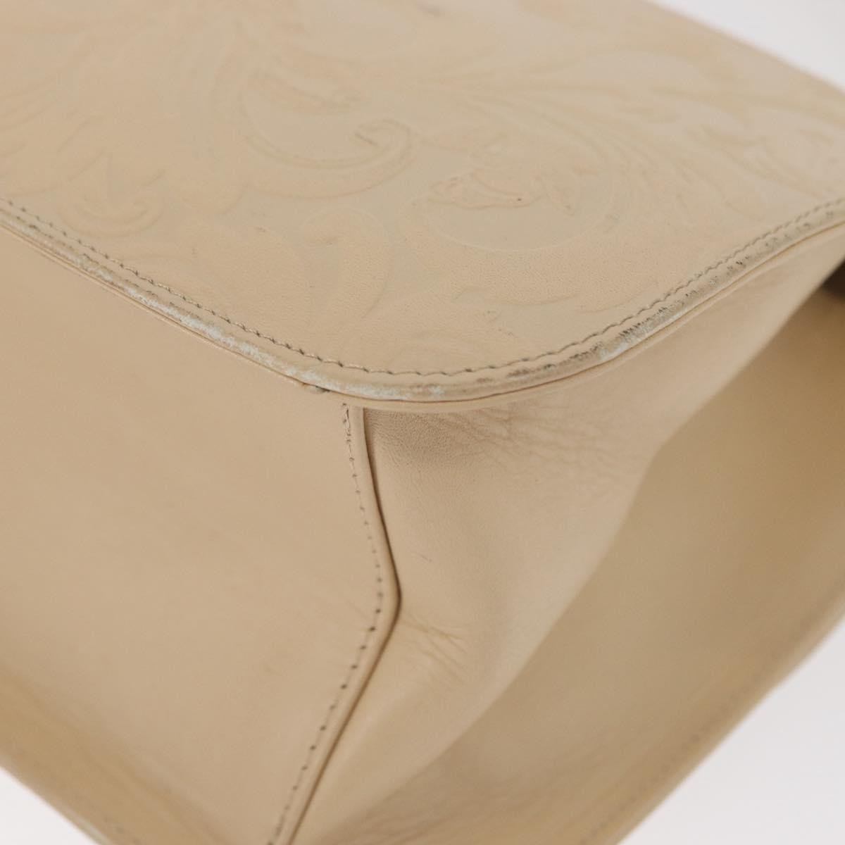 Balenciaga Vintage Leather Beige Leather Handbag (Pre-Owned)