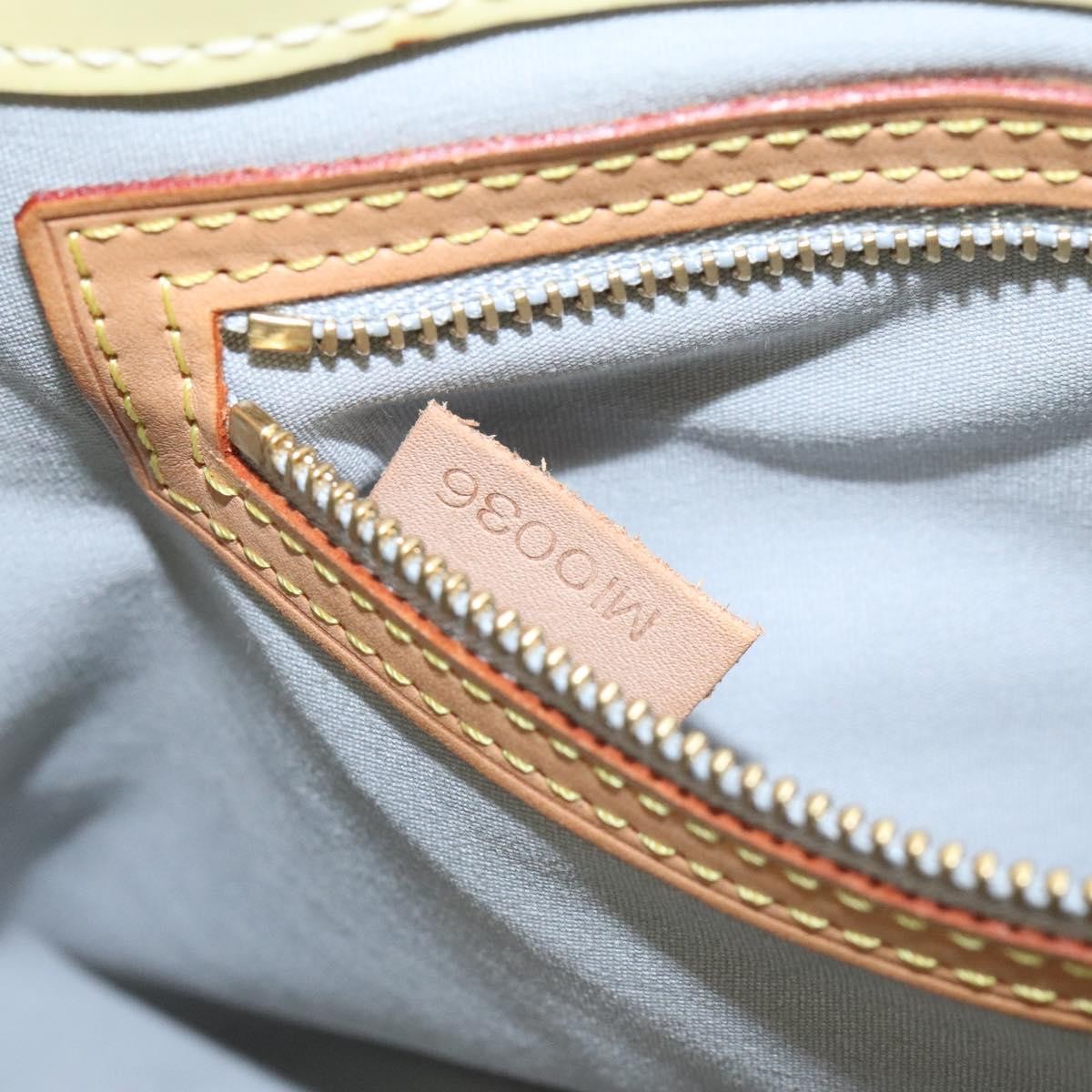 Louis Vuitton Reade Monogram Vernis Beige Patent_Leather Handbag (Pre-Owned)