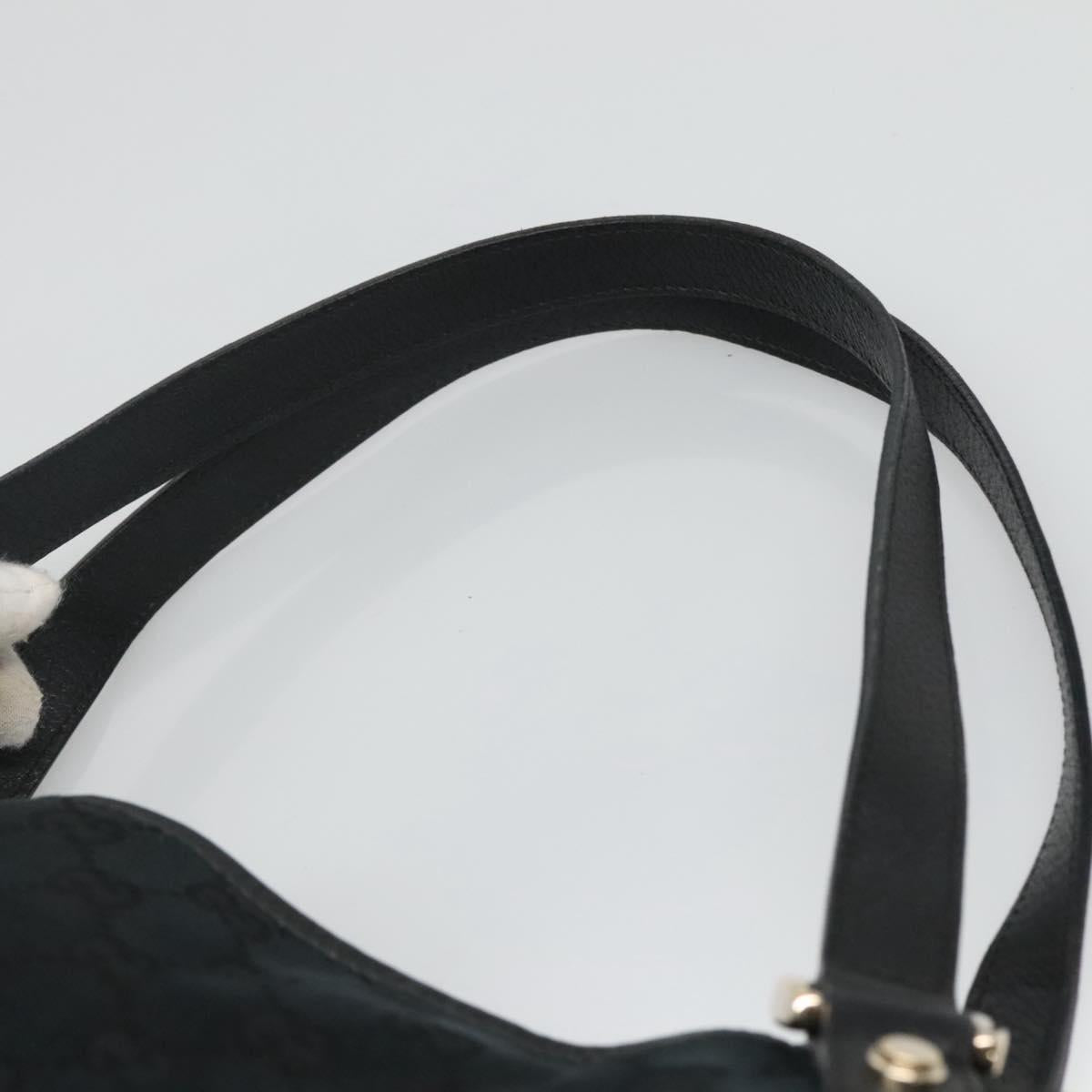 Gucci Abbey Black Canvas Tote Bag (Pre-Owned)