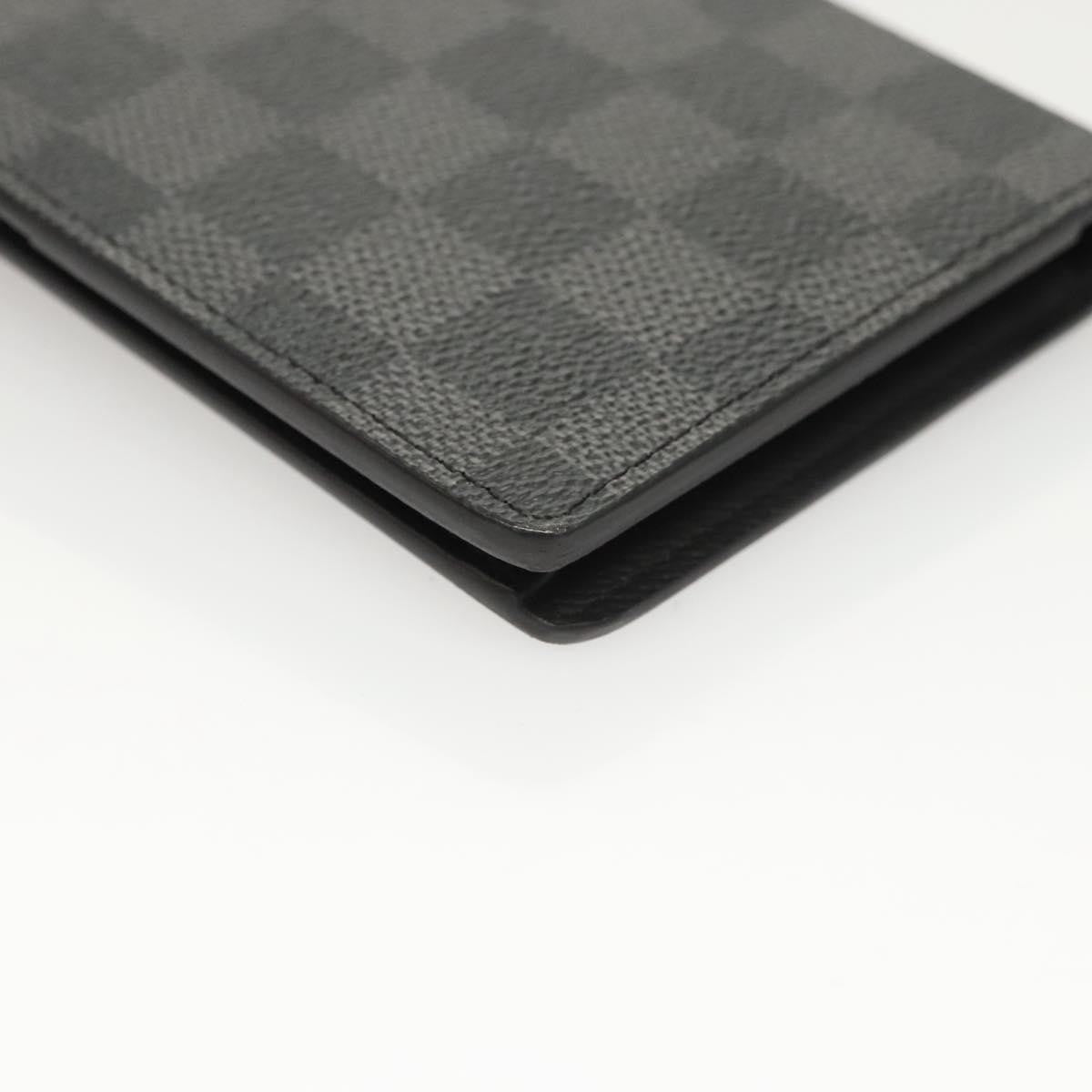 Louis Vuitton Brazza Long Bifold Damier Gray Canvas Wallets Accessory (Pre-Owned)