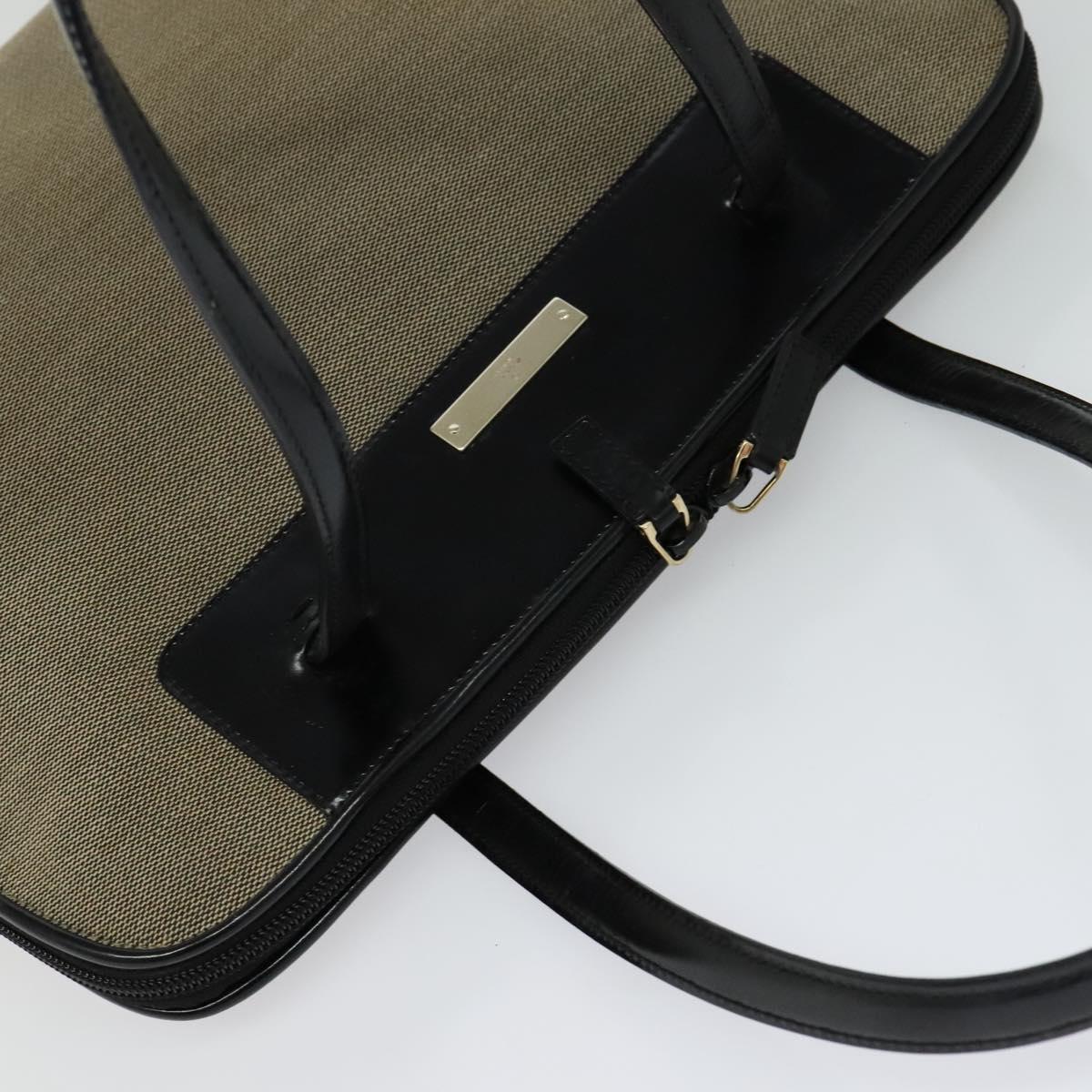 Gucci Grey Canvas Tote Bag (Pre-Owned)