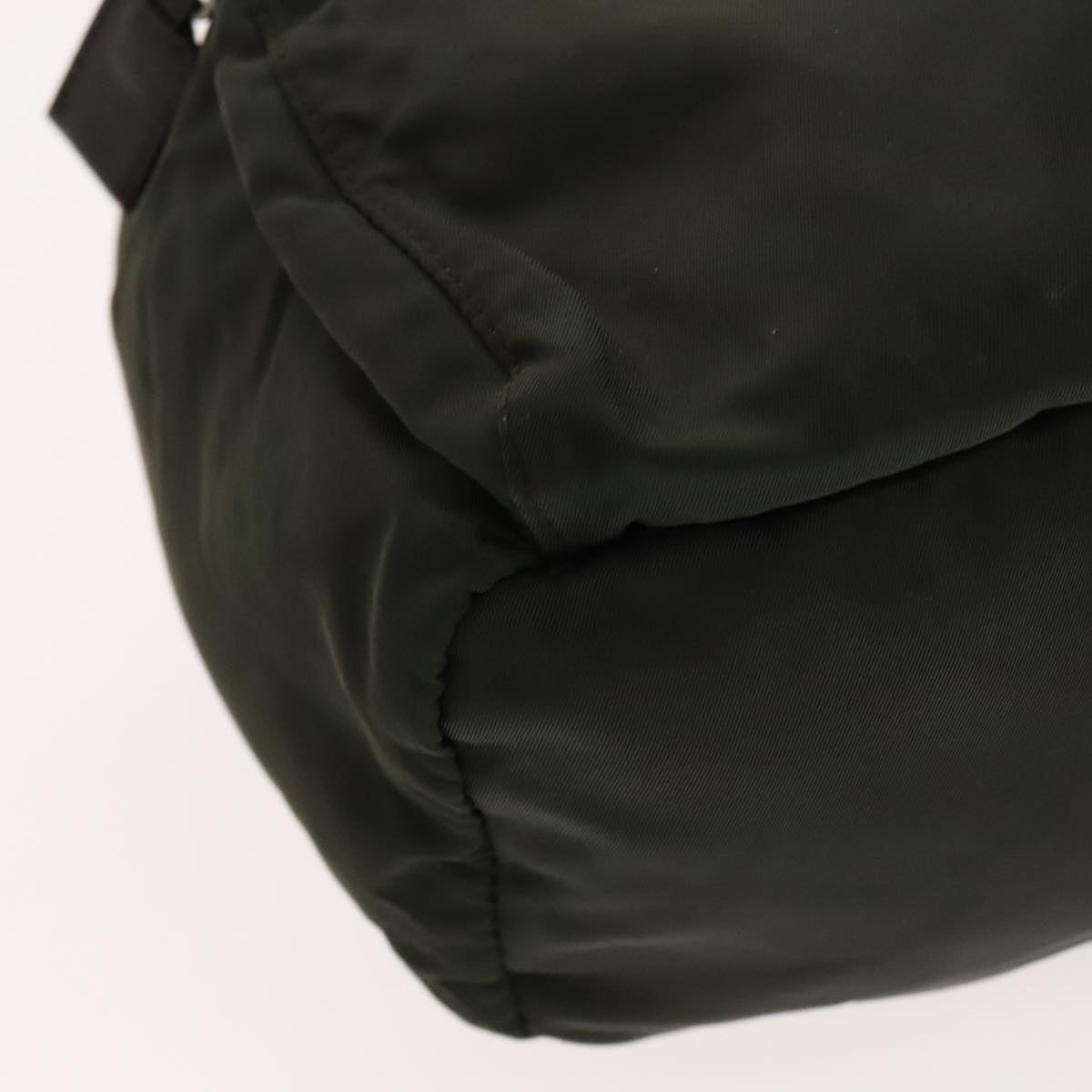 Prada Re-Nylon Khaki Canvas Backpack Bag (Pre-Owned)