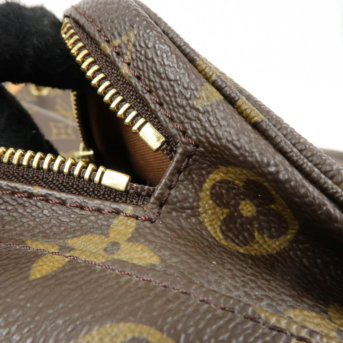 Louis Vuitton Vintage Montsouris Monogram Canvas Brown Canvas Backpack Bag (Pre-Owned)