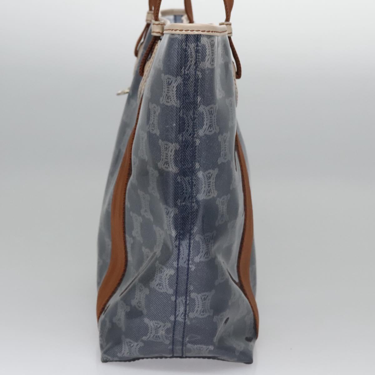 Céline Macadam Blue Canvas Shoulder Bag (Pre-Owned)