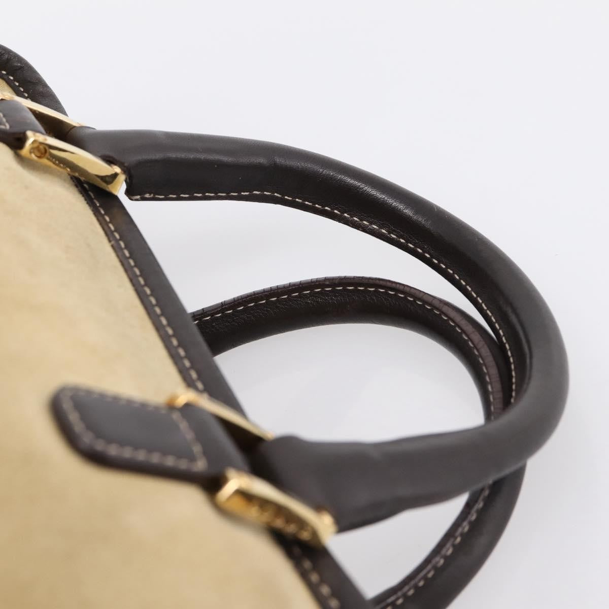 Loewe Amazona Suede Beige Suede Handbag (Pre-Owned)