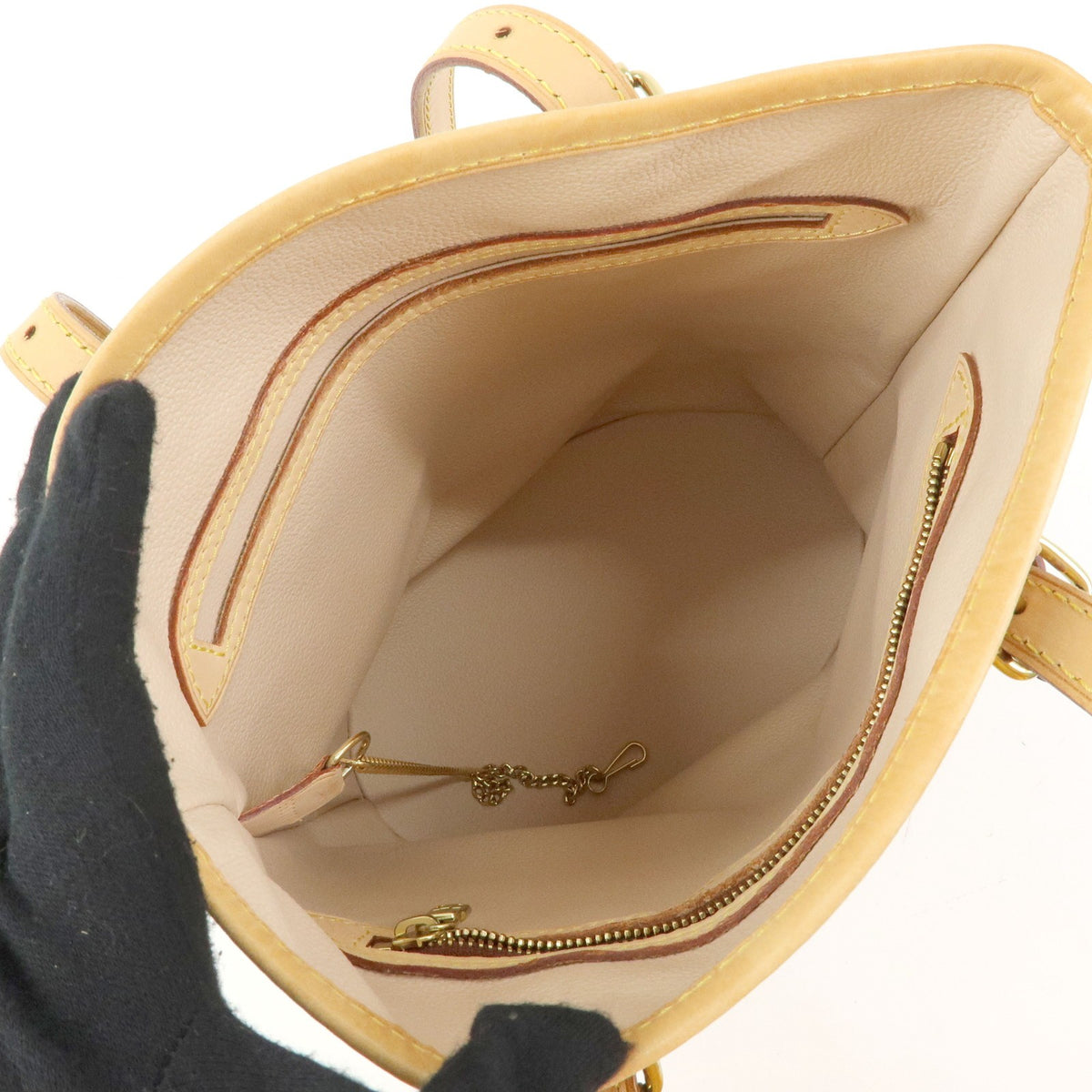 Louis Vuitton Petit Bucket Monogram Canvas Brown Canvas Handbag (Pre-Owned)