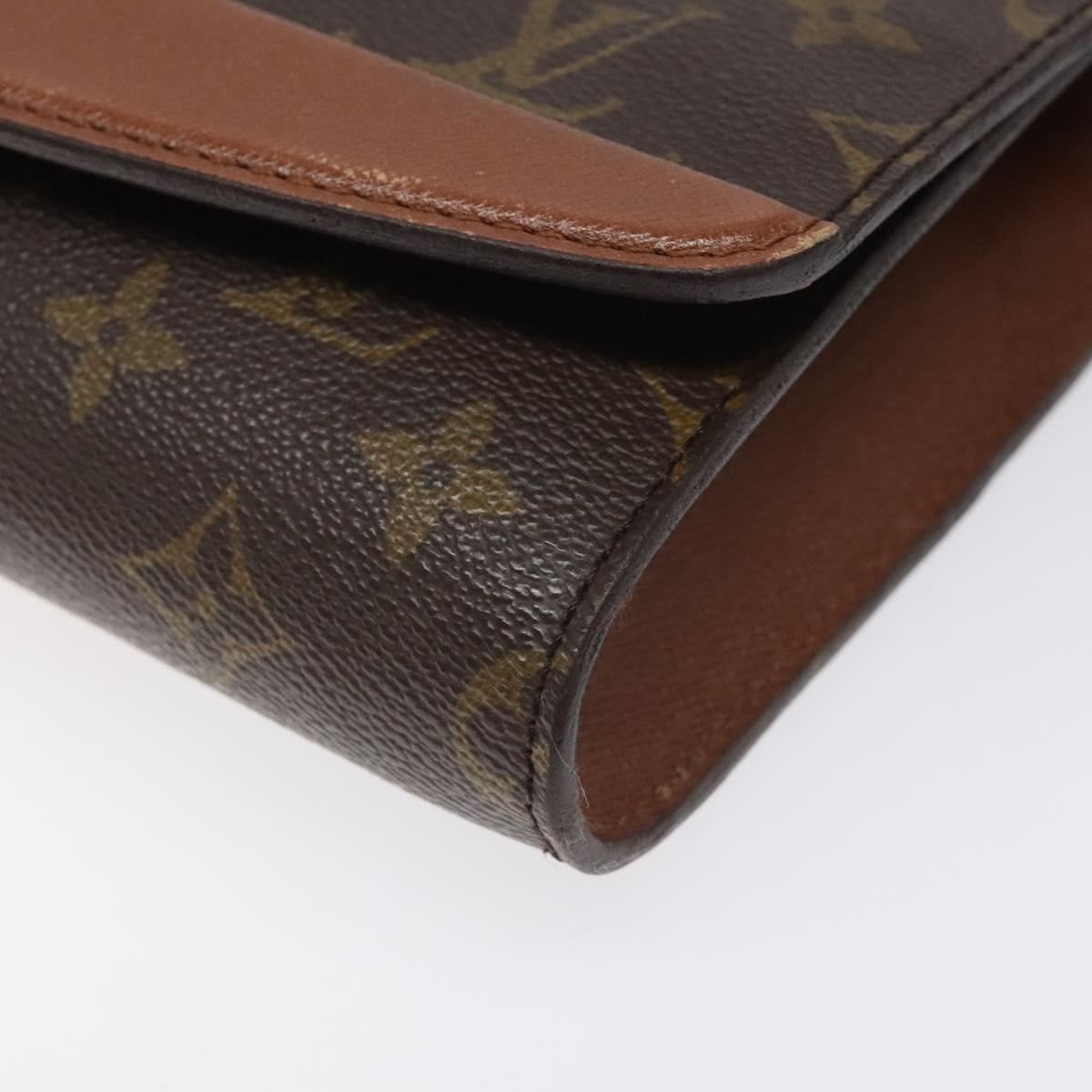 Louis Vuitton Bordeaux Brown Canvas Shoulder Bag (Pre-Owned)