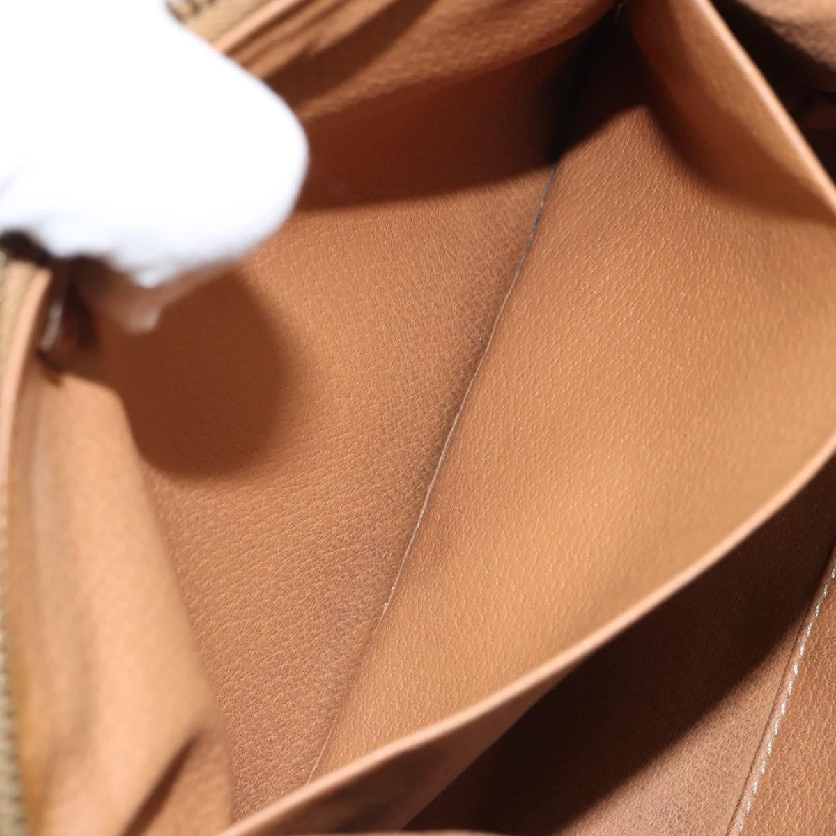 Celine Macadam Pochette Canvas And Leather Brown Canvas Clutche & Pouche Bag (Pre-Owned)