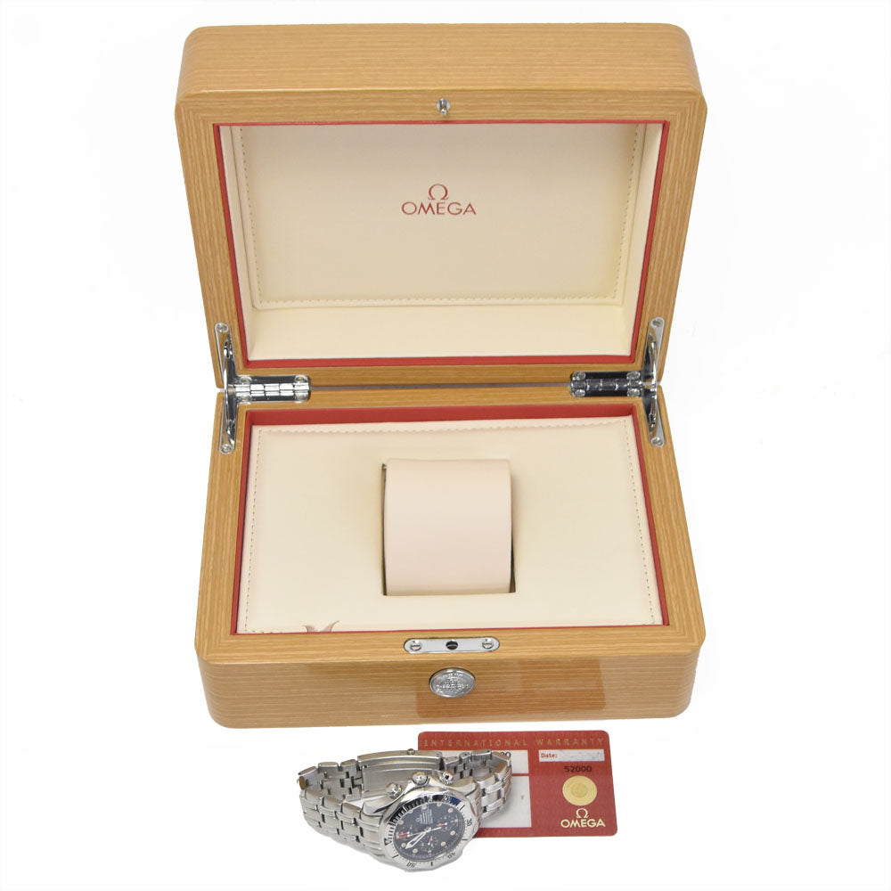 Omega Seamaster Diver 300M Chronometer Chronograph Automatic Stainless Steel Watch (Pre-Owned)