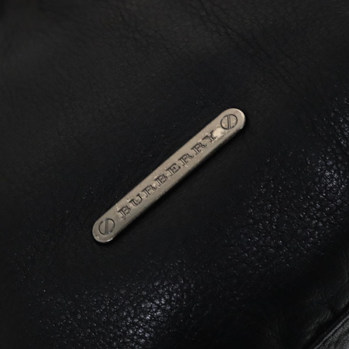 Burberry Black Leather Shoulder Bag (Pre-Owned)