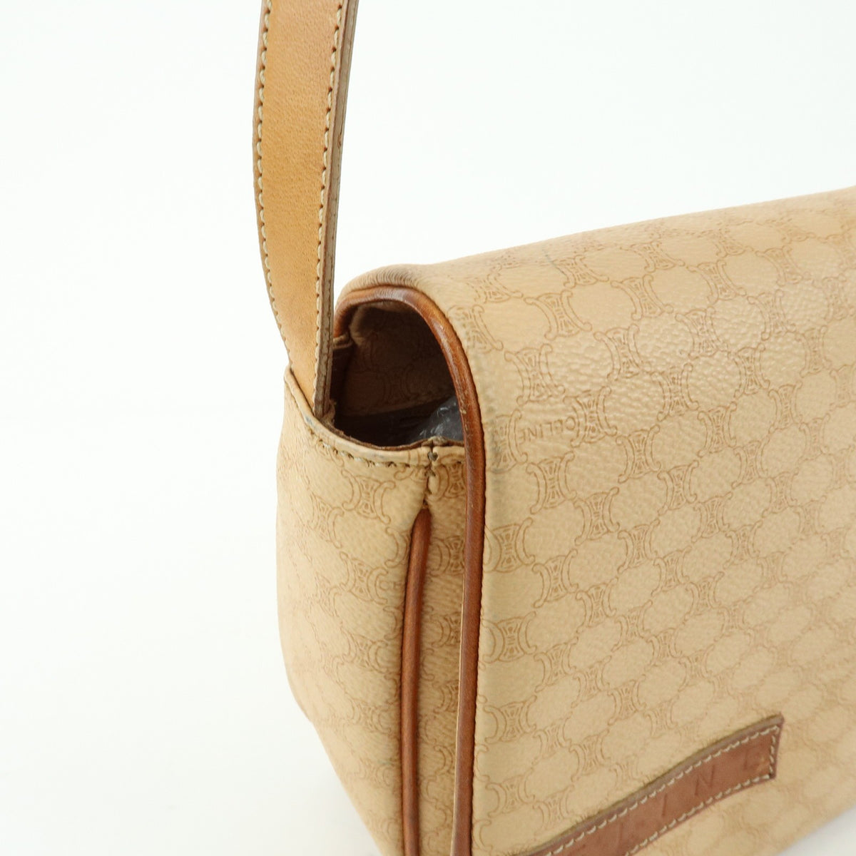 Celine Macadam Canvas And Leather Beige Pvc Tote Bag Bag (Pre-Owned)