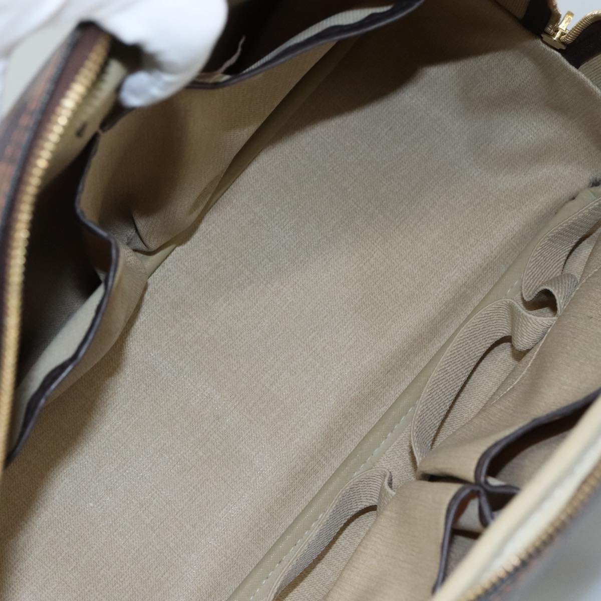 Louis Vuitton Deauville Brown Canvas Tote Bag (Pre-Owned)