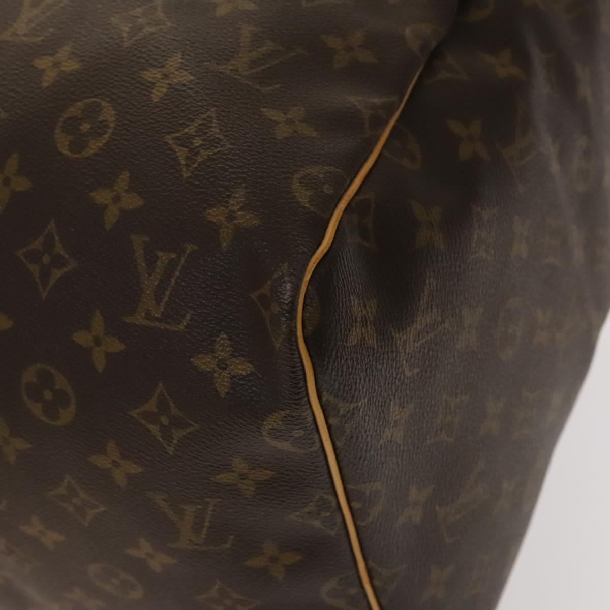 Louis Vuitton Keepall 55 Brown Canvas Travel Bag (Pre-Owned)