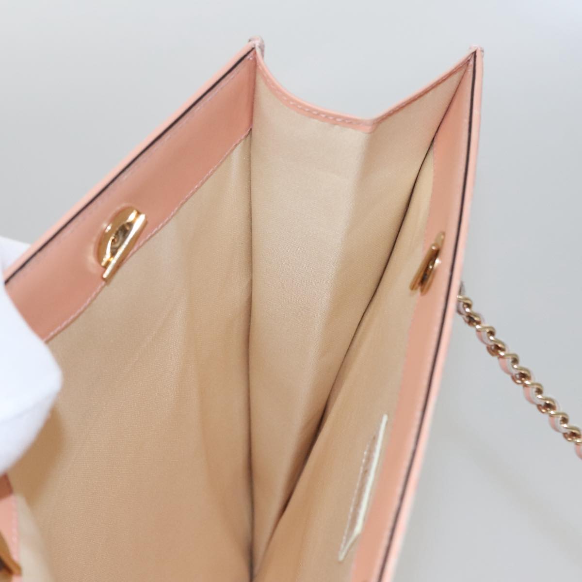 Chanel Coco Mark Pink Canvas Tote Bag (Pre-Owned)